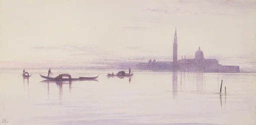 San Giorgio Maggiore från lagunen, Venedig